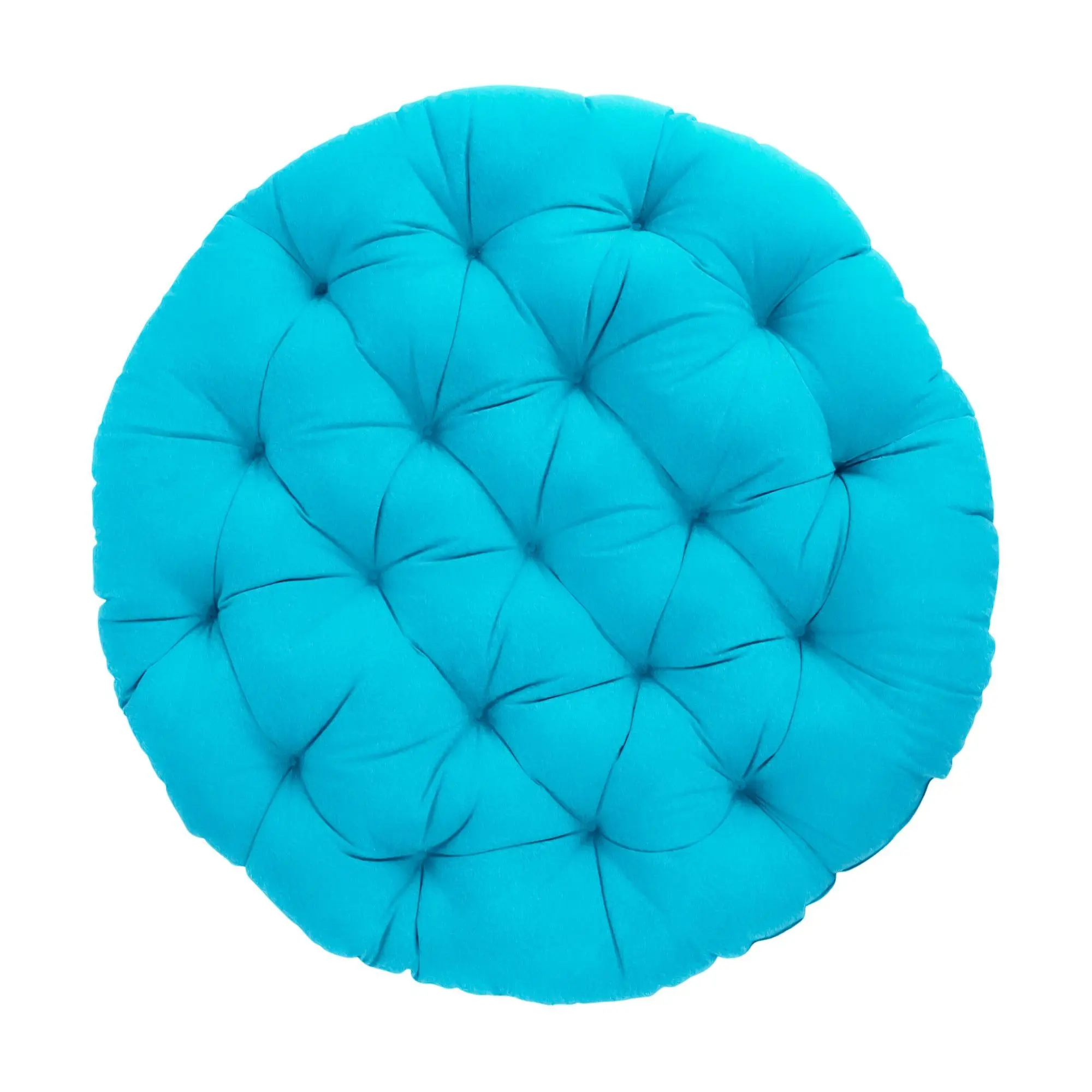 Sorra Home 48" Suede Round Papasan Cushion