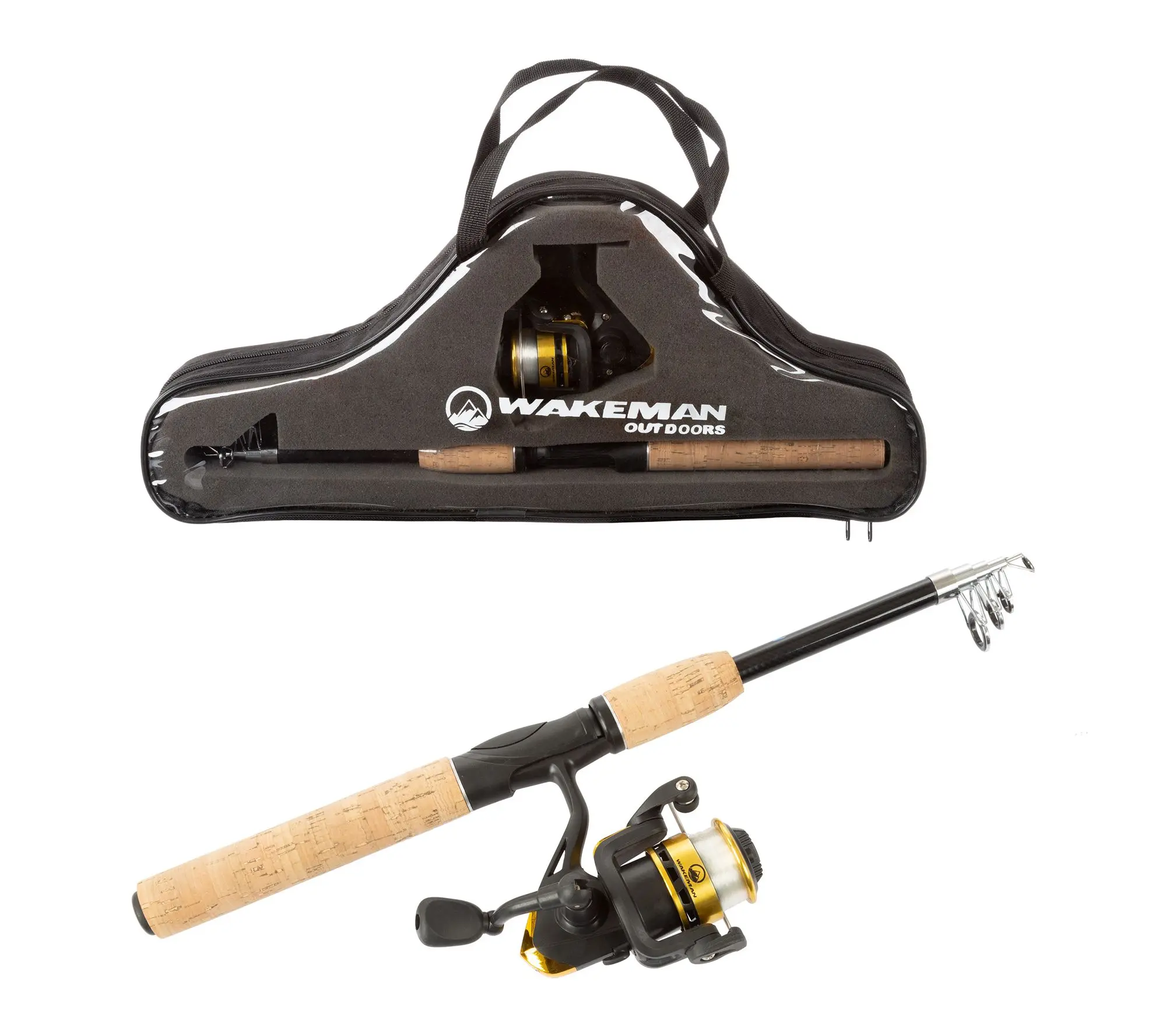 Wakeman Telescopic Carbon Fiber 5.5' Fishing Pole Ambidextrous Wakeman Telescopic Carbon Fiber 5.5' Fishing Pole Ambidextrous