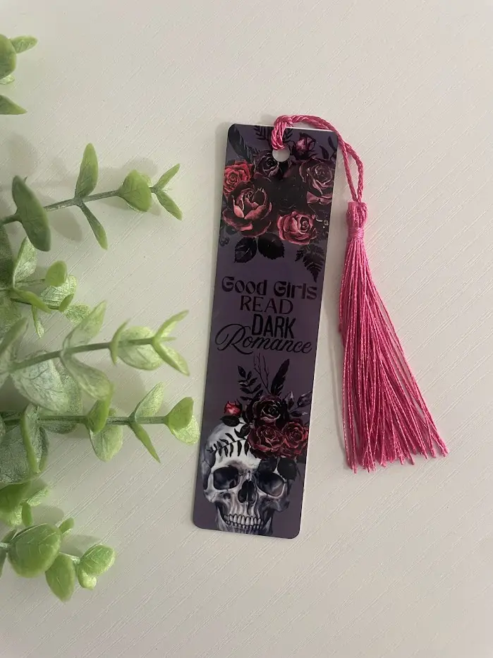 Dark Romance Metal Bookmarks - Perfect Gift for Book Lovers - BookTok Favorites, Custom Bookmarks, Themed Bookmarks, Book Accessories