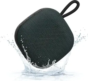 Portable   Speaker - IPX7  Show Speakers with 16H Playing Time, Loud Stereo Sound, Built-in Mic, TWS, Small Size with Carry Lanyard, DarkBlue