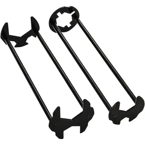 Basin Wrench Multifunctional Sink Wrench 7 Sizes Faucet Tool Plumbers Wrench Universal Socket Wrench Plumbing Tools for Tight Spaces Kitchen Bathroom Home