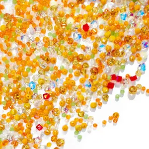 L1066]Tiny Juicy Orange DIY Beads DIY Charms Set LL