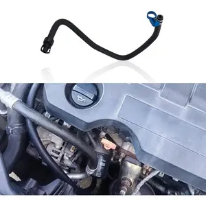 Engine Coolant Recovery Tank Hose, Oil Cooler Hose, Coolant Bypass Hose Inlet Hose, Automotive Replacement Radiator Hose Compatible with Chevy Buick, Replaces OEM # 13251447 13408385 , Black