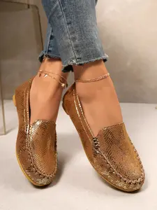 Handmade Lace-Up Snakeskin Flats for Women, Casual Comfortable All-Season Shoes, Lightweight Design, Perfect for Daily Wear, Casual Fashion Shoes