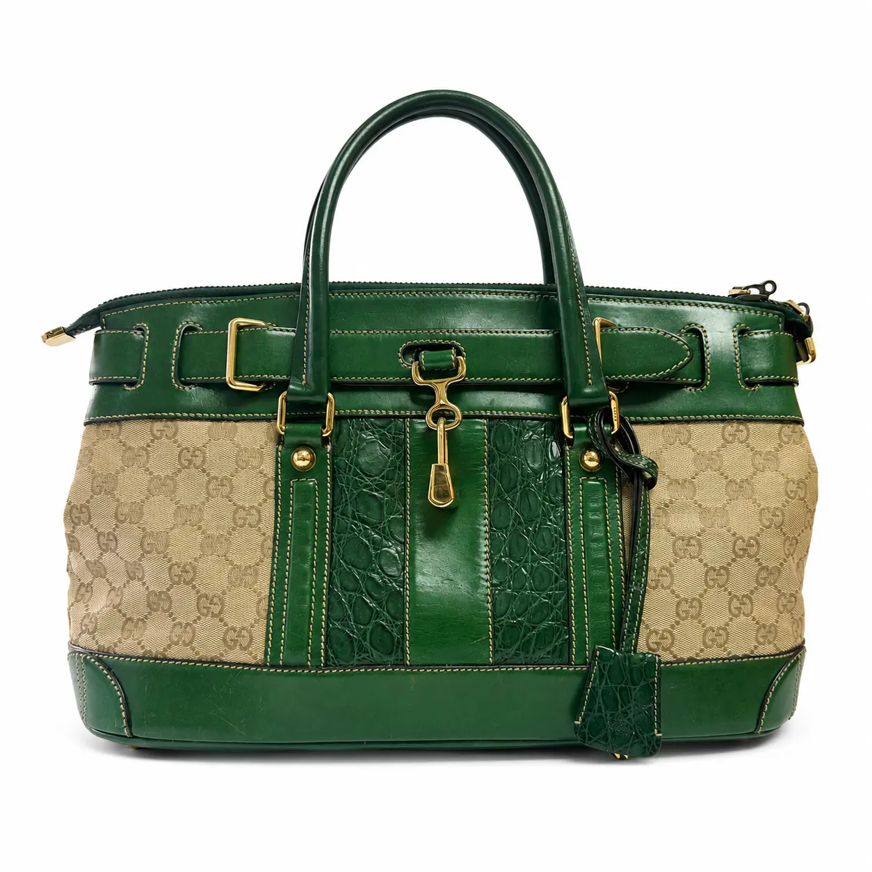 Pre-owned Gucci GG Supreme Ophidia Tote Bag D0249