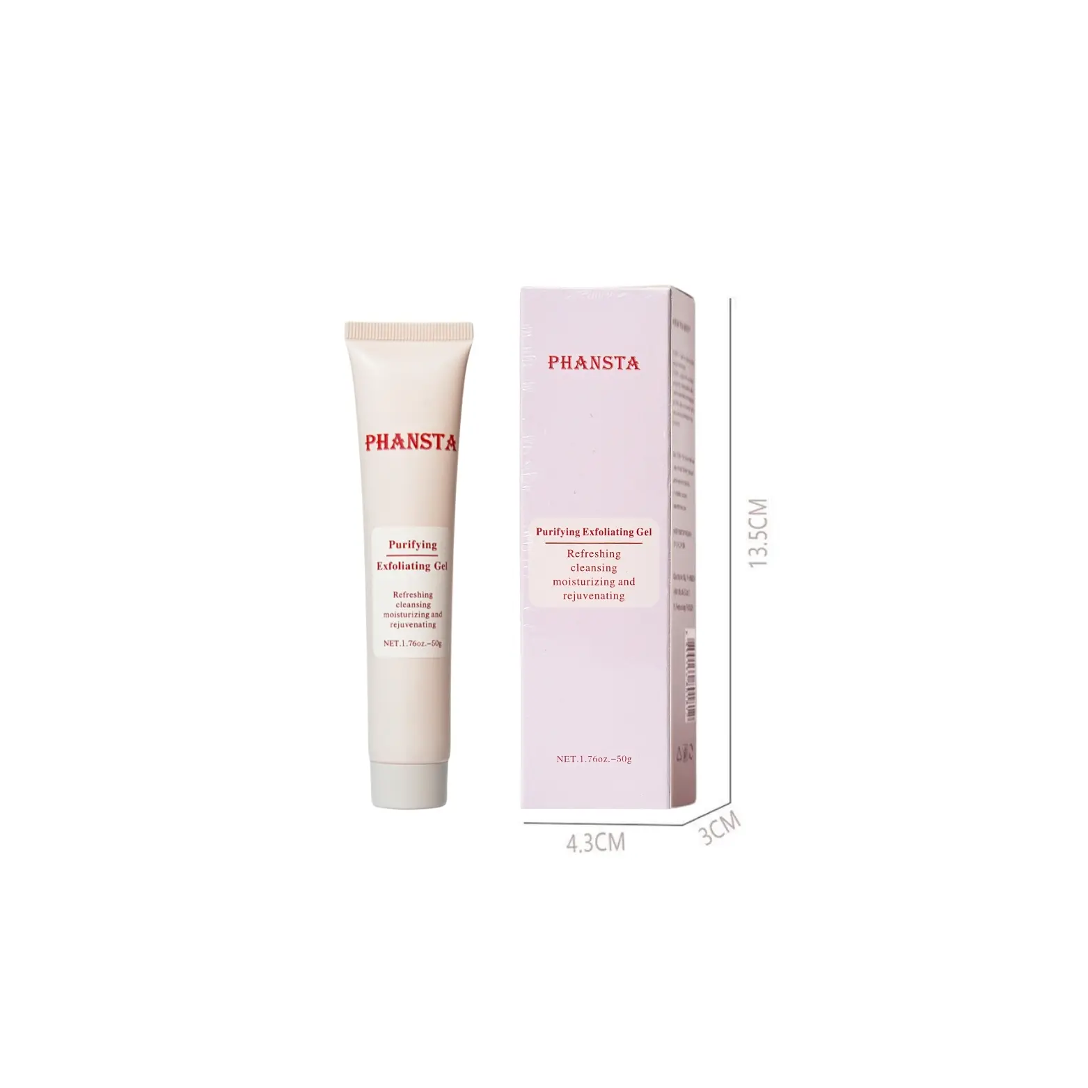 Purifying Exfoliating Gel, Facial Exfoliator Cleanser