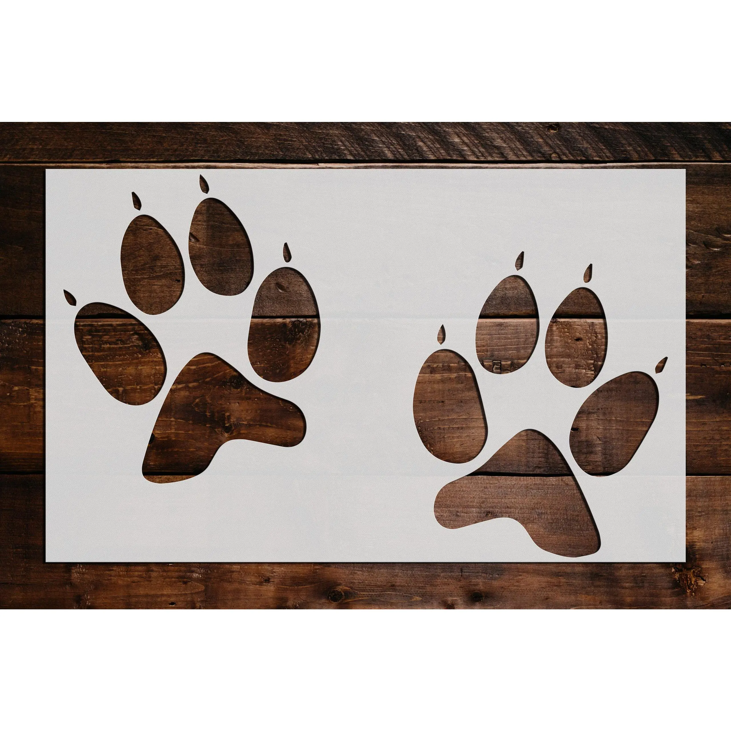 Cat Paws Stencil - Art and Wall Stencil