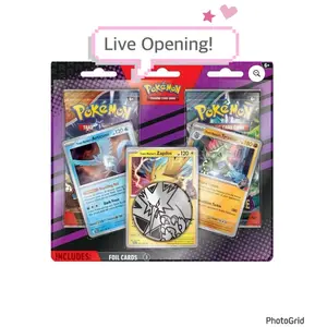 Pokemon articuno/zapdos two pack with coin [LIVE OPENING]