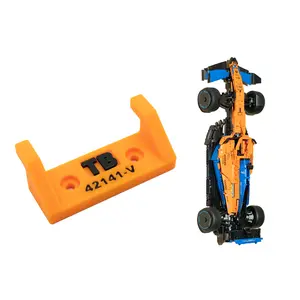 Technically Built Vertical Wall Mount for Brick Car Set - 42141 - Ultimate Display Solution