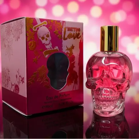 Tattoo Love Perfume - 3.4oz EDP - Mango, Strawberry , Juicy Grapefruit - Women's Fragrance
