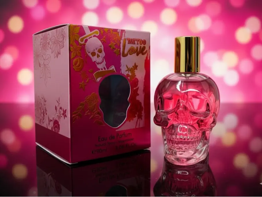 Tattoo Love Perfume - 3.4oz EDP - Mango, Strawberry , Juicy Grapefruit - Women's Fragrance