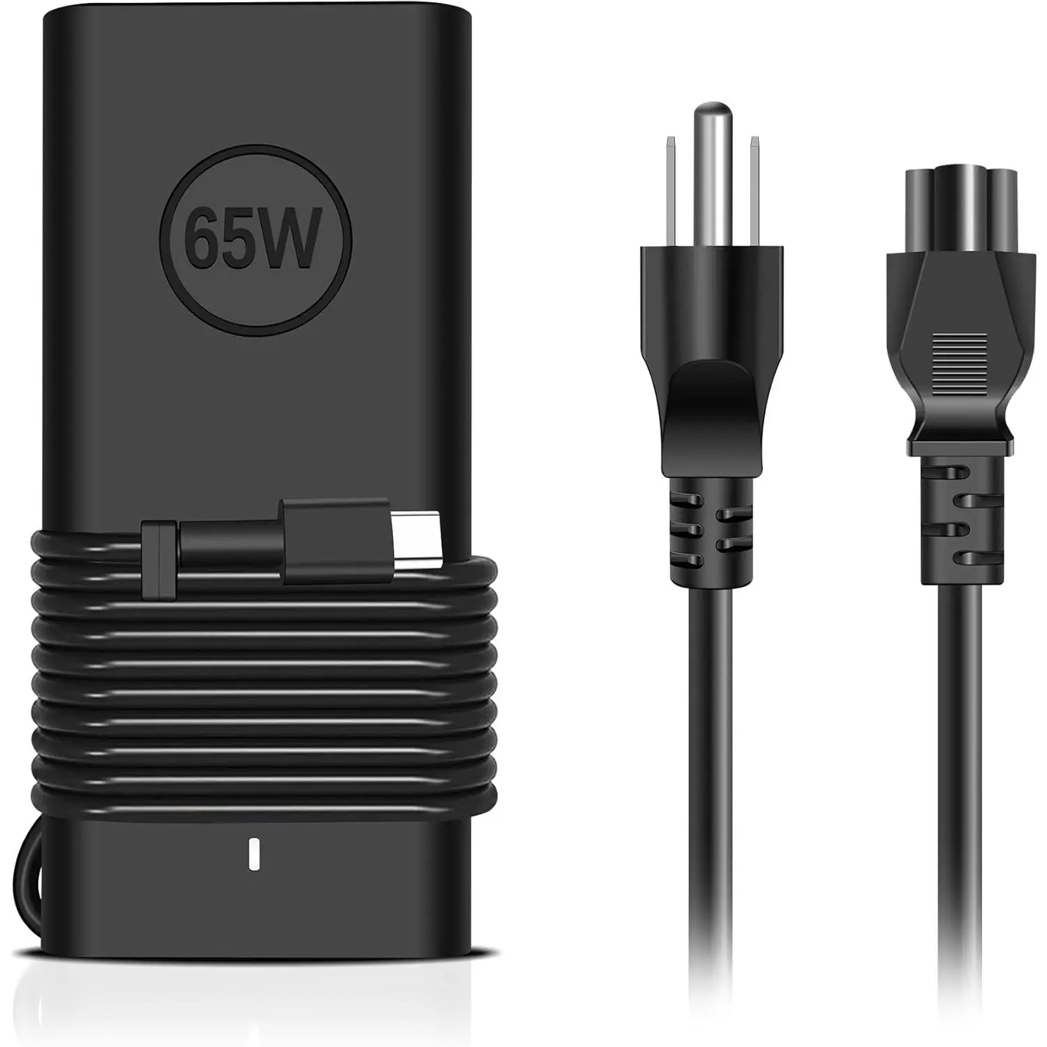 65W USB-C Computer Accessories Laptop Charger with Fast Charging, 65W Power & Over-Protection for Dell Latitude 5420,5430,5520,5530,5540,7320,7330,7340,7420,7430, Inspiron 14 7420,7425,16 7620 & Chromebook 3100 (HA65NM190, LA65NM190)