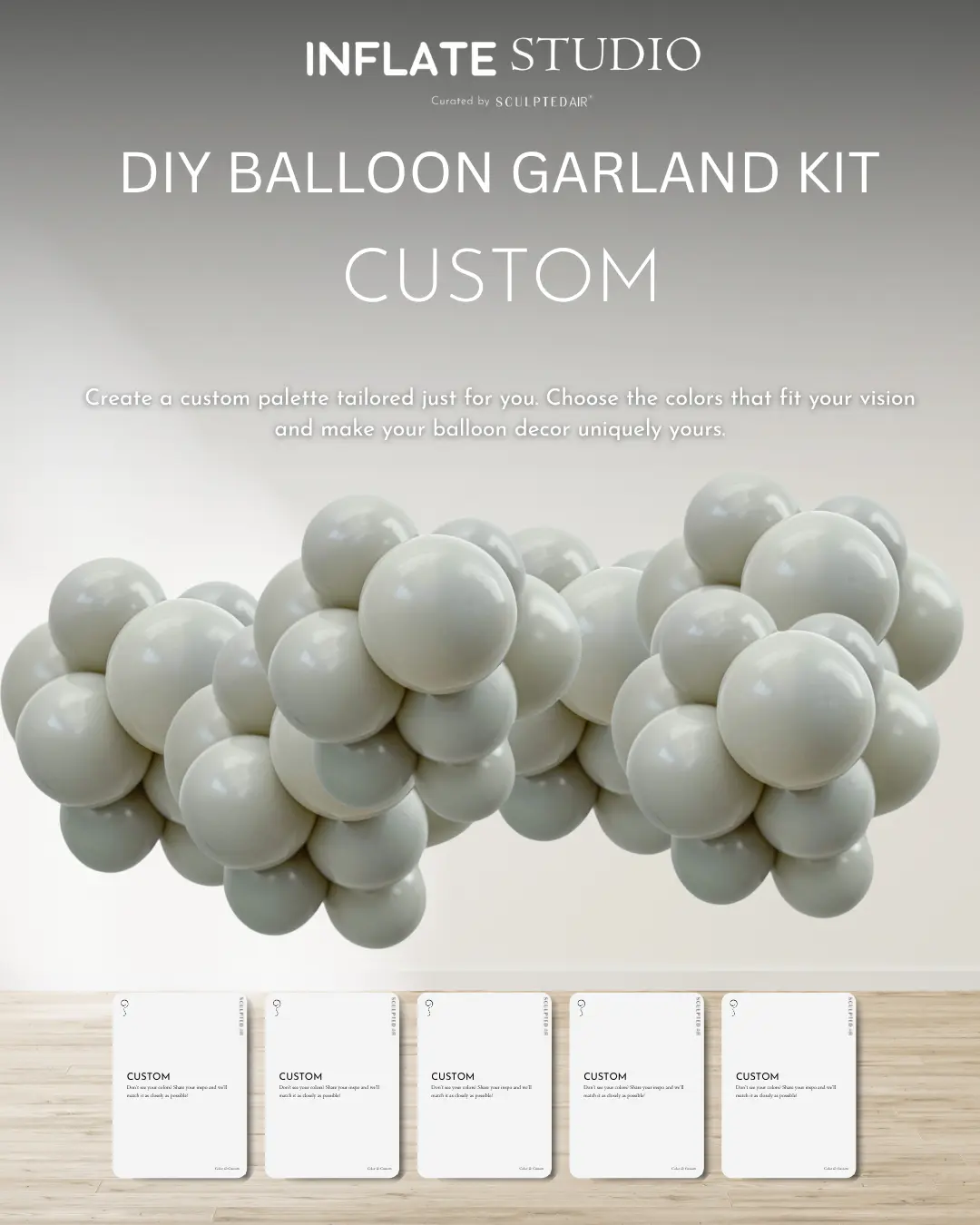 DIY KIT - Customizable - The Balloon Garland