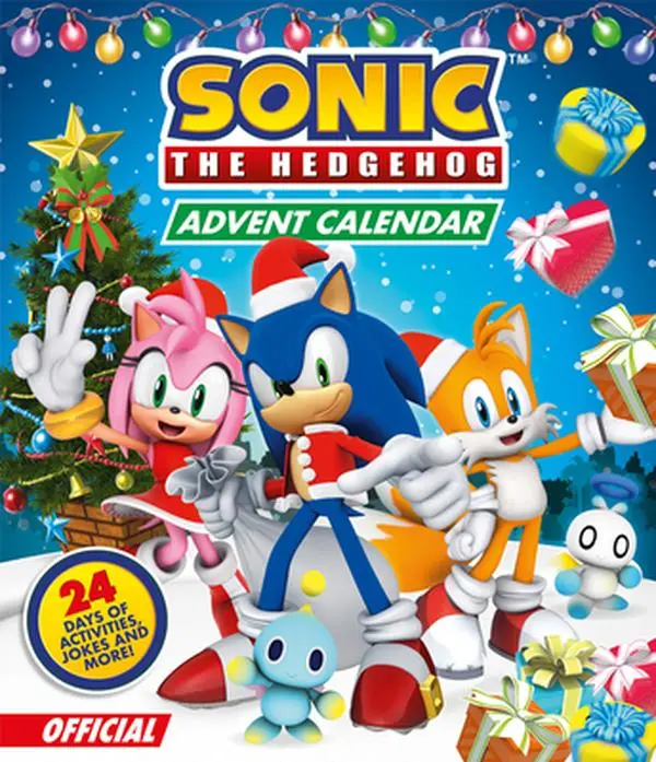 Sonic the Hedgehog Official English Advent Calendar - Mixed Media Children's Literature & Art Book with Jokes, Crafts, Challenges