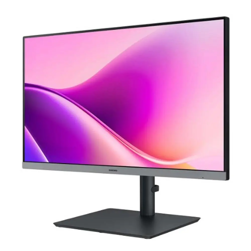 Samsung 24" Frameless IPS Panel Monitor - 100Hz Refresh Rate, USB-C, HAS, USB Hub, Daisy Chain Support, Bright and Vibrant Display, Built-in LAN Port, Extend Screen Space