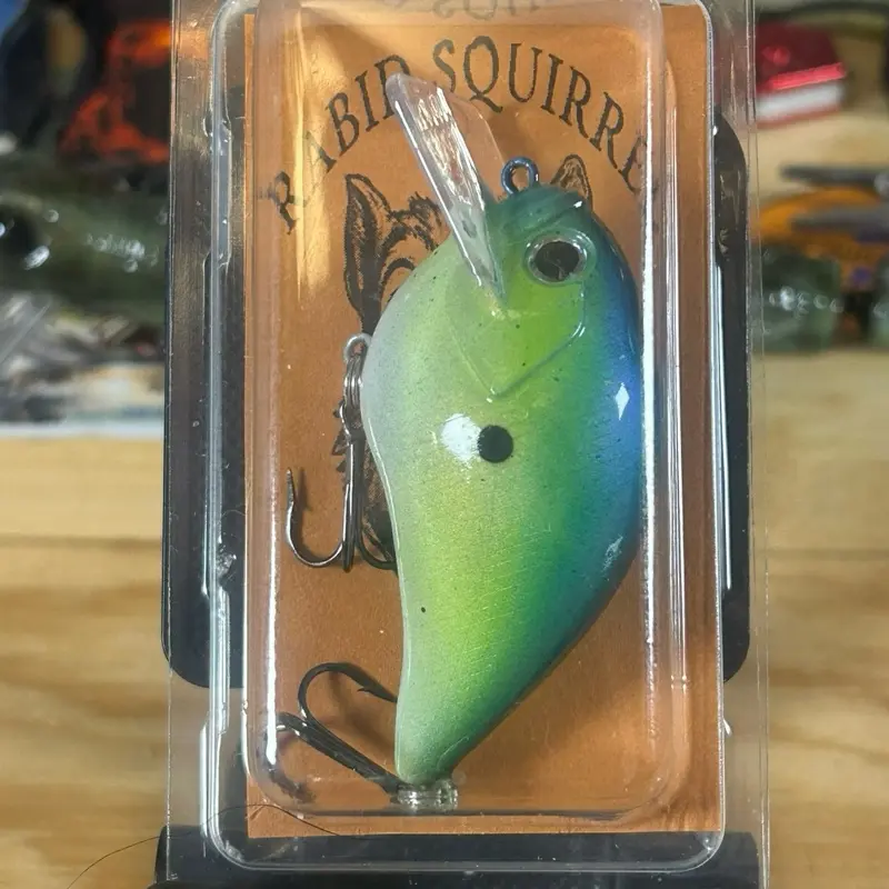 Rabbit Squirrel Hand-painted Custom Fishing Lure for Bass Pike Aggressive Strikes Durable Clear Coat Ships Fast from the USA