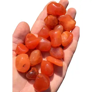 Carnelian Tumbled Stone - Polished Natural Carnelian Crystal