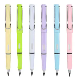 6pcs Infinity Eternal Pencils Forever Inkless Pen Everlasting Pencil Technology Magic Writing Pencil For School Office Professional Use