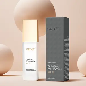 Color Changing Flawless Base Foundation Makeup Cream SPF 15 UV | Self-Adjusting Color Changing Foundation & Color Corrector | Lightweight Buildable Coverage for All Skin Types (30ml/pag)