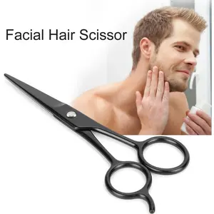 1pc Professional 14cm Small Hair Scissors Makeup Nose Trimmer Cutting Barber Hairdressing Scissors Barber Tools Hairdressing Barber Hair Scissor for Professional Hairdressers Barbers Stainless Steel Hair Cutting Shears For Salon Barbers