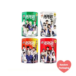 LOTTE Pepero Chocolate Cookie Sticks Variety Pack - Original, Almond, White Chocolate, Crispy Rice - 4 Large Boxes (576g) - K-Pop Idol Stray Kids Official Snack