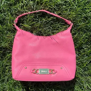 Juicy Couture Hot Pink Y2K Hobo Purse - Trendy and Practical