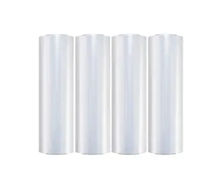 CLEAR CAST PALLET STRETCH WRAP FILM – 18 INCH X 1500 FT – 80 GAUGE 20 MICRON – 4 ROLLS 6000 FT TOTAL