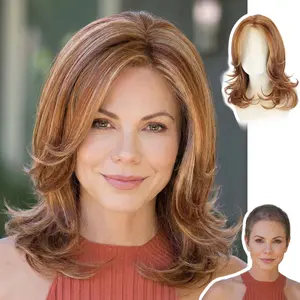 Rose - Wigyy Shouder Length Curl Daily Use Elegant Wig
