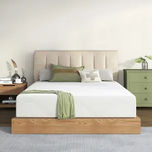 12 Inch Mattress Twin/Full/Queen/King Size Memory Foam Mattress,with Cooling Green Tea Gel, CertiPUR-US Certified,White