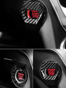 SAANY Lambo Fighter Jet Style Flip Up Ignition Cover | Metal Start Stop Button Cover, Car Enthusiast Gift