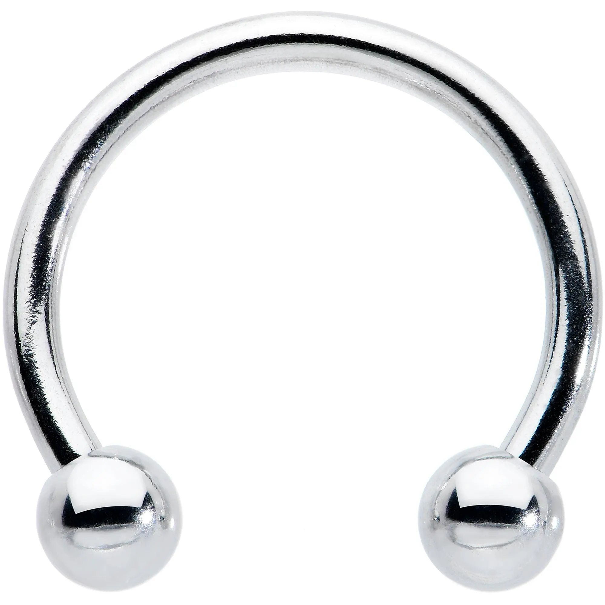 16G STEEL HORSE SHOE Circular Barbell 3/8 3mm 16G STEEL HORSE SHOE Circular Barbell 3/8 3mm