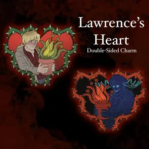 Lawrence's Heart Double Sided  Acrylic keychain, And Perfect For Bags, Keys, Or Gifts. Great For Daily Use