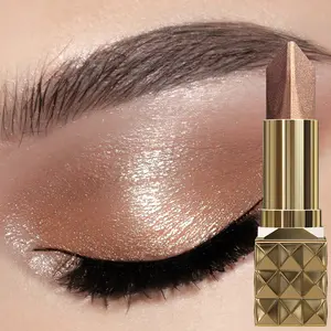 Starry Glitter Dual-Ended Makeup Shadow Stick, Waterproof & Sweatproof, Rotating Design, Buildable Shimmer, Beginner-Friendly, Ideal Gift, Glitter Eyeshadow Stick