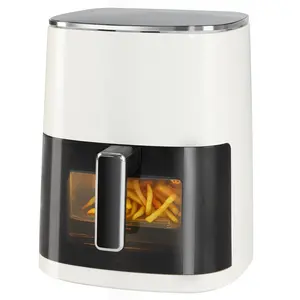 Sweet Furniture Plus Air Fryer 6 Quart Capacity with Window Square Air Fryer 12-in-1 Air Fry, Roast, Reheat, Dehydrate, Bake, Steam with 400F