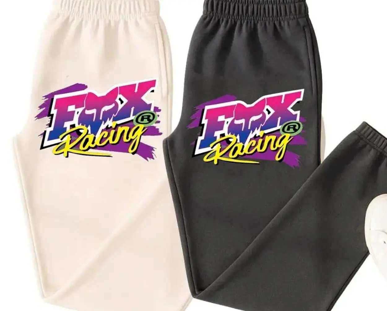 Fox Racing Inspired Sweatpants, Unisex Cotton Motocross Bottoms Pants, Racing Sweatpant, Comfy Dirt Bike Streetwear for Men and Women Riders, Trendy Top Sweatpants, Unisex Cotton Graphic Casual Sweatpants, Gift For Fan, Men and Women, Best Gift SS 6