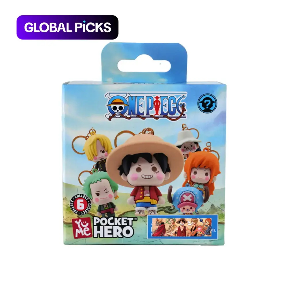 1 Count Officially Licensed YuMe Pocket Hero Blind Box Keychain, Blind Bag Keyring, Keychain Figures, Cute Character Figure Key Ring for Car Keys, Backpacks and Collectible Display, Cartoon Hanging Ornaments, Keychain Kawaii #GLOBAL PICKS