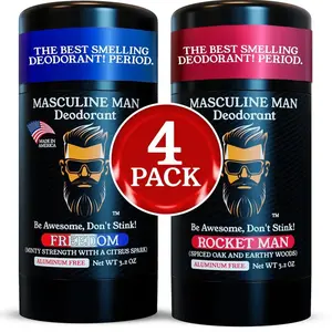 MASCULINE MAN FREEDOM + ROCKET MAN (2+2 Deodorants)