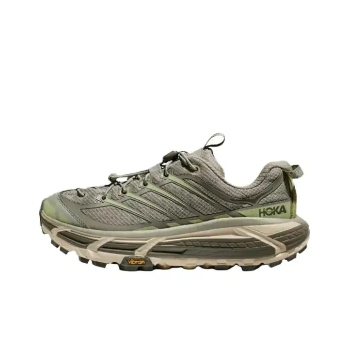 Streetwear Unisex Outdoor Hiking Sneakers, Gray Green Trekking Shoes, All Day Comfort, Blister Free, Daily Commute & Casual Outfit, Rugged Cushioned Midsole, Original Shoe Box Included
