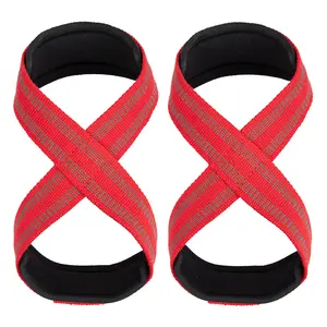 Figure 8 Non-Slip Pull Up Assist Straps Weightlifting Bar Grip Straps 1 Pair