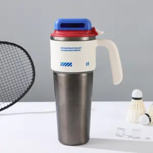 34Oz/1000Ml High-Capacity Vacuum-Sealed Tumbler Flask, Leakproof 304 Stainless Steel Liner Water Bottle - Includes Straw & Handle, Matte Leak-Resistant End, Insulated for Hot & Cold Drinks, Ideal for Office & Outdoor Use, Flasks, Water Bottles casual