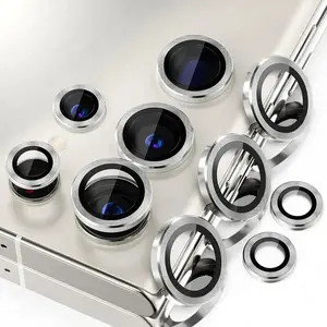 US-CASE - Camera Ring For Samsung Galaxy S25 S24 Plus S23 FE Screen Protector Lens Cap GlassS24+ S23+ S23 Fe Back Lens