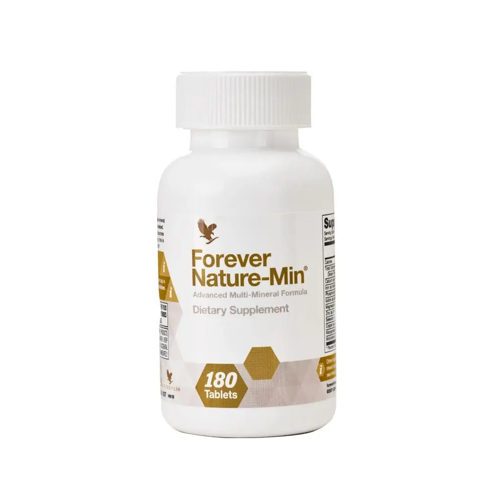 Forever Nature-Min Mineral Supplement Tablets, 180 Tablets