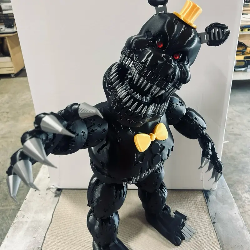 FNAF Five Nights At Freddy’s Nightmare Freddy Fredbear Figure 2+ Feet Tall!