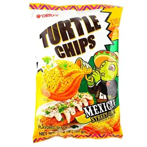 ORION Turtle Chips Mexican Street Corn Flavor 5.64 oz New Flavor Flavored Snack Net Wt 160g