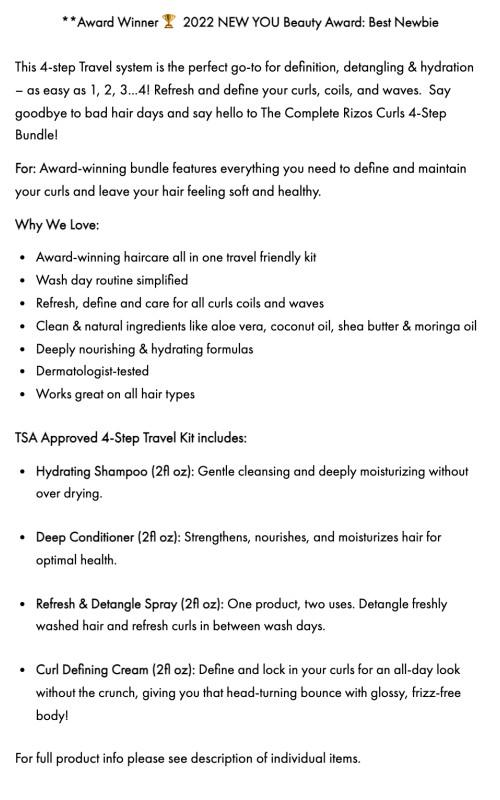 4-Step Travel Kit (2 fl oz)