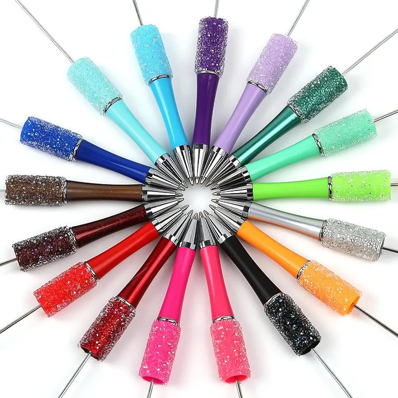 【D.P.C】15 Pcs Full Star Sugar Diamond Beadable Pen - DIY BEADS