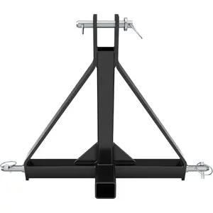 3 Point 2" Receiver Trailer Hitch Category 1 Tractor Mover Drawbar Hitch Heavy Duty Compatible with Kubota BX LM25H WLM Tractor NorTrac Yanmar Kioti Cat John Deere