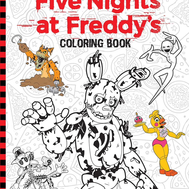 Five Nights at Freddy's Official Coloring Book: An Afk Book -- Scott Cawthon - Paperback