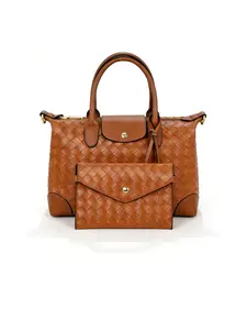 Large PU Shoulder Clutch Bag Set, Adjustable Strap, Plain Design, Perfect Gift for Wife, Mother, Friends, All Seasons Use