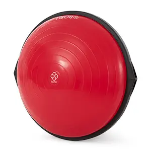 BOSU 26 Inch Yoga Sports Pro Balance Trainer Ball Exercise Equipment, Red/Black
